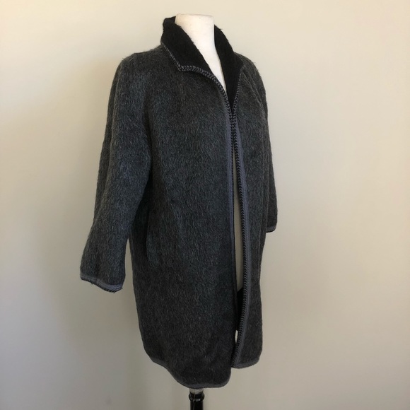 Vintage Jackets & Coats Vintage 95s Reversible Mohair Winter Coat